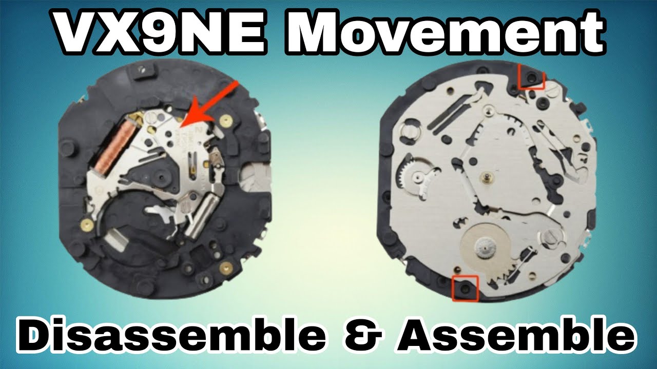 How to disassemble and assemble VX9NE watch movement | #Watch_Repair_Channel | #Maxztime