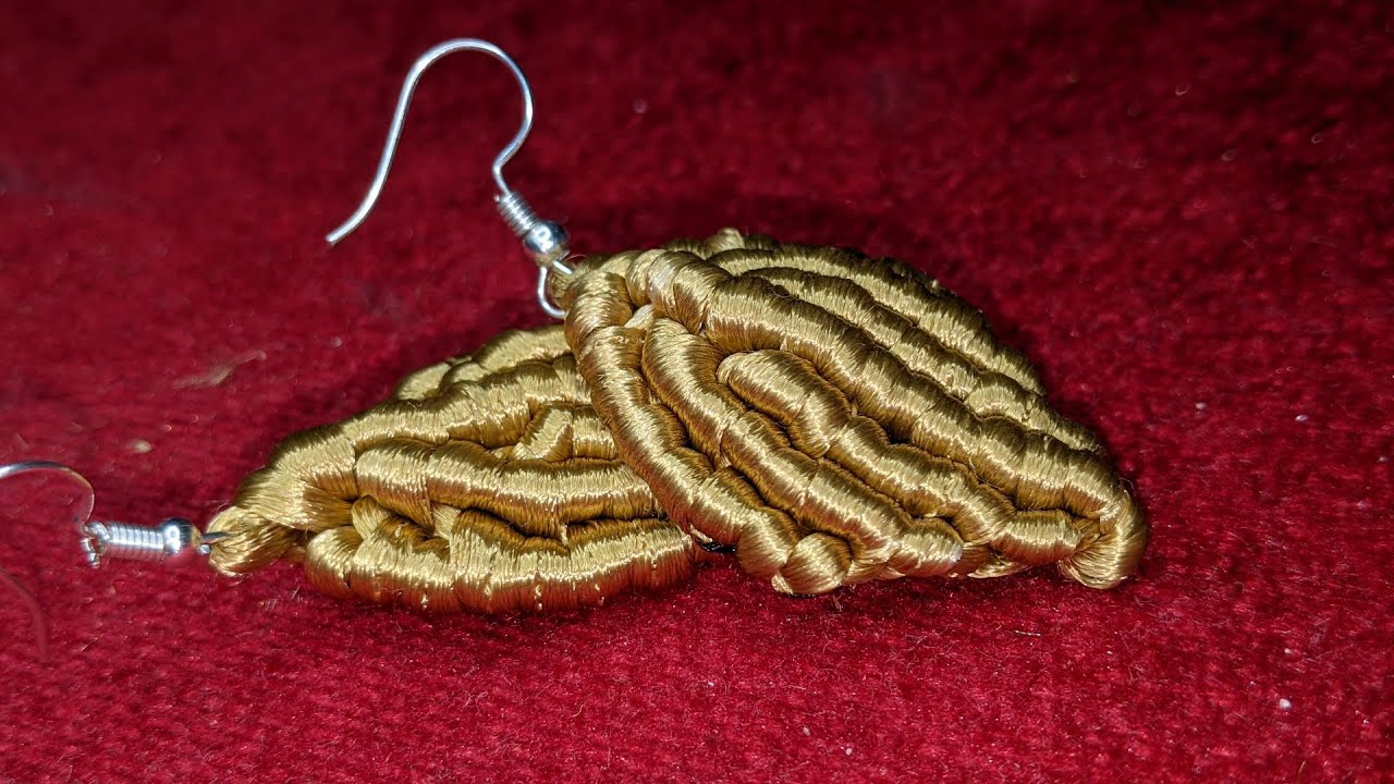 Whimsical Macramé Leaf Earring Tutorial: Nature-inspired Handcrafted Jewelry