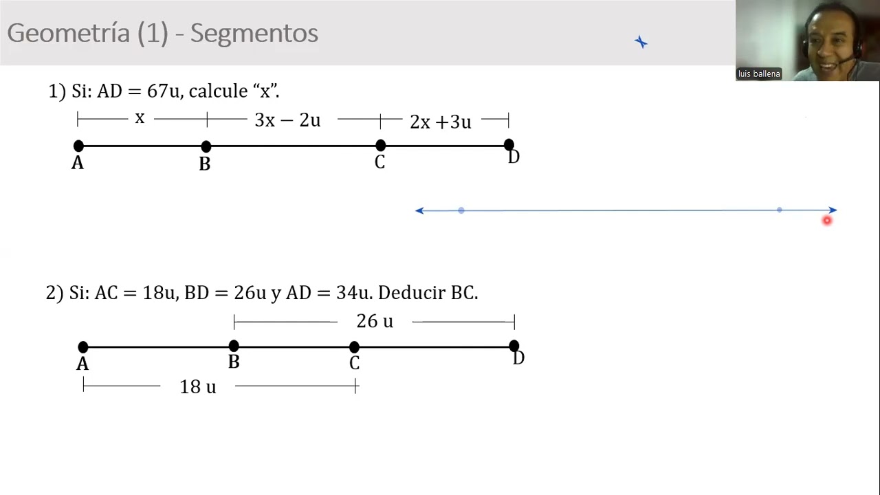 Clase 16  Nivel 5° 6° primaria   conceptos elementos de geometria   ej segmentos   calculo mental 13