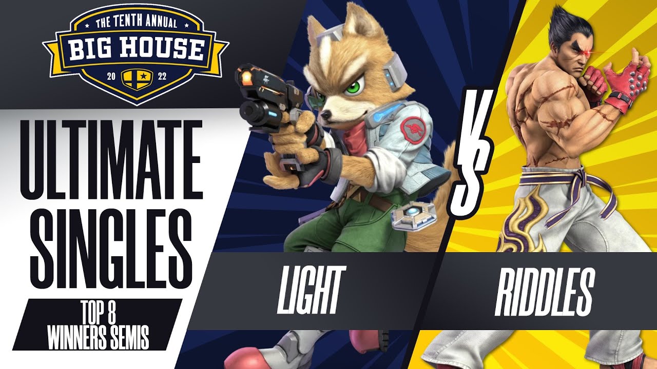 Light vs Riddles - Ultimate Singles Top 8: Winners Semis - TBH10 | Fox vs Kazuya
