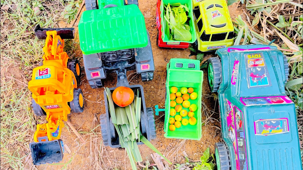 देखो आज क्या लेके आए😊minitractor|MahendraThar| kitchenset| dumper | mini car 🚗 | toy #jcb 