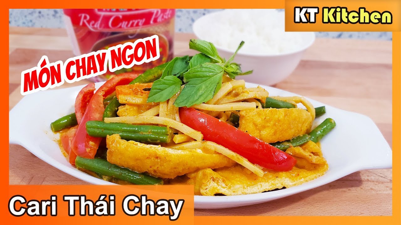 Cách Nấu Cà Ri Chay [Cà Ri Thái] Ngon Nhanh Dễ Làm | Thai Red Curry with Tofu | ENGLISH CAPTION