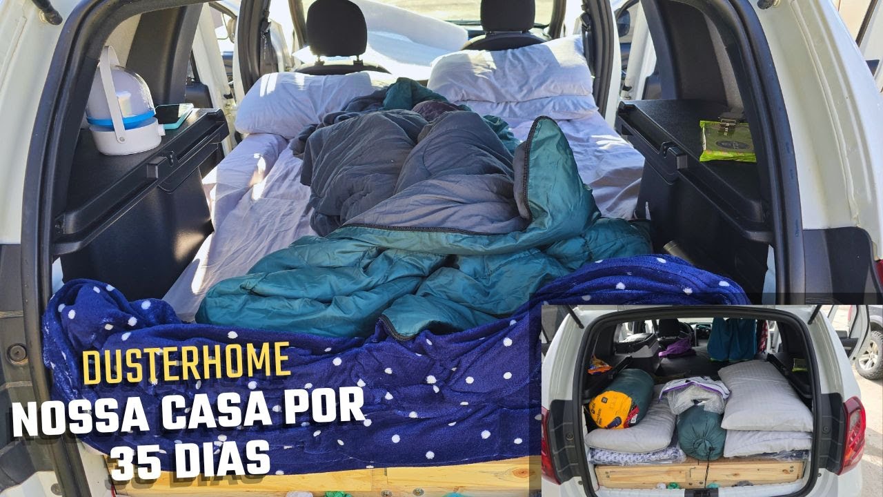 TRANSFORMAÇÃO DUSTER EM MINI MOTORHOME - COMO MONTAR SUA CASA NO CARRO