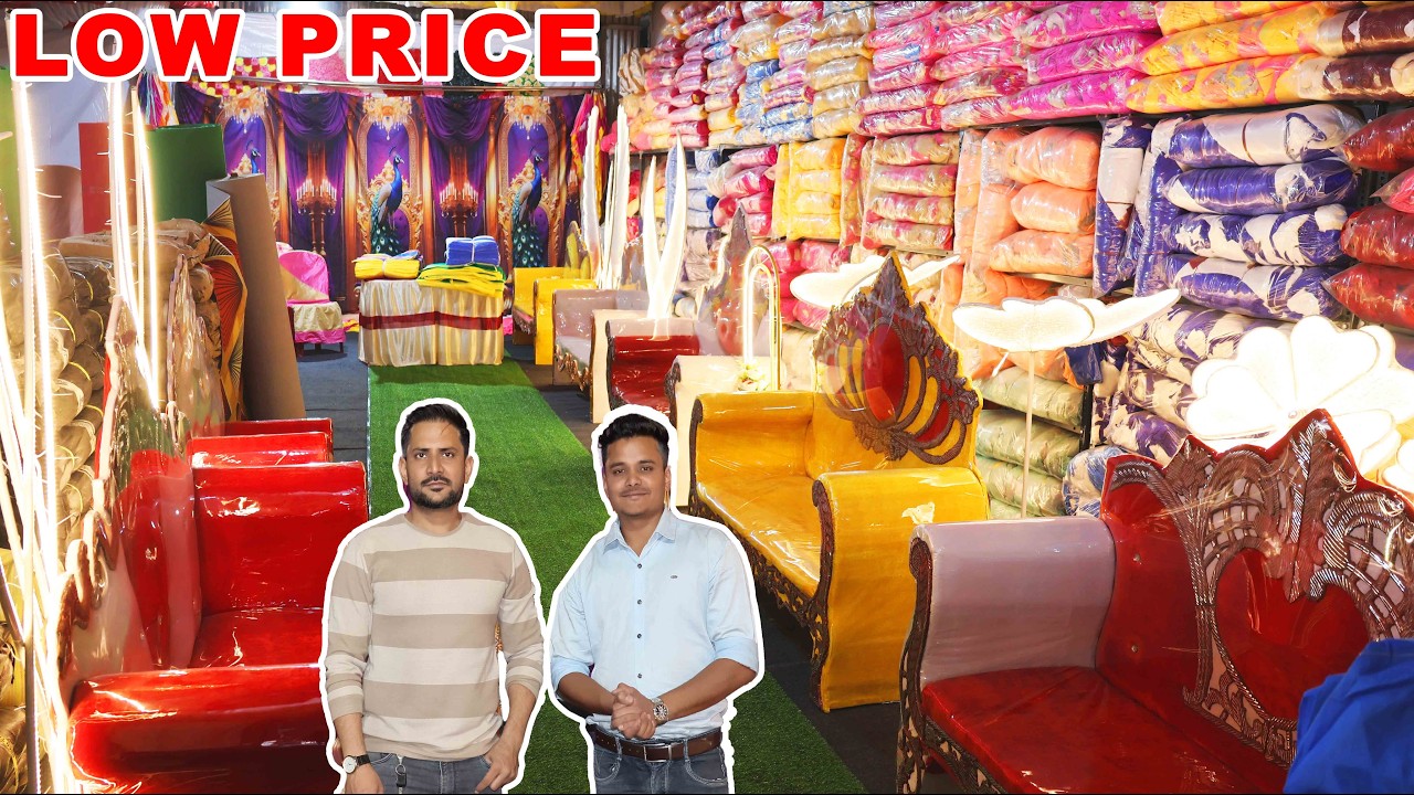 kolkata pandal decoration market | pandal decoration business in kolkata | howrha 2