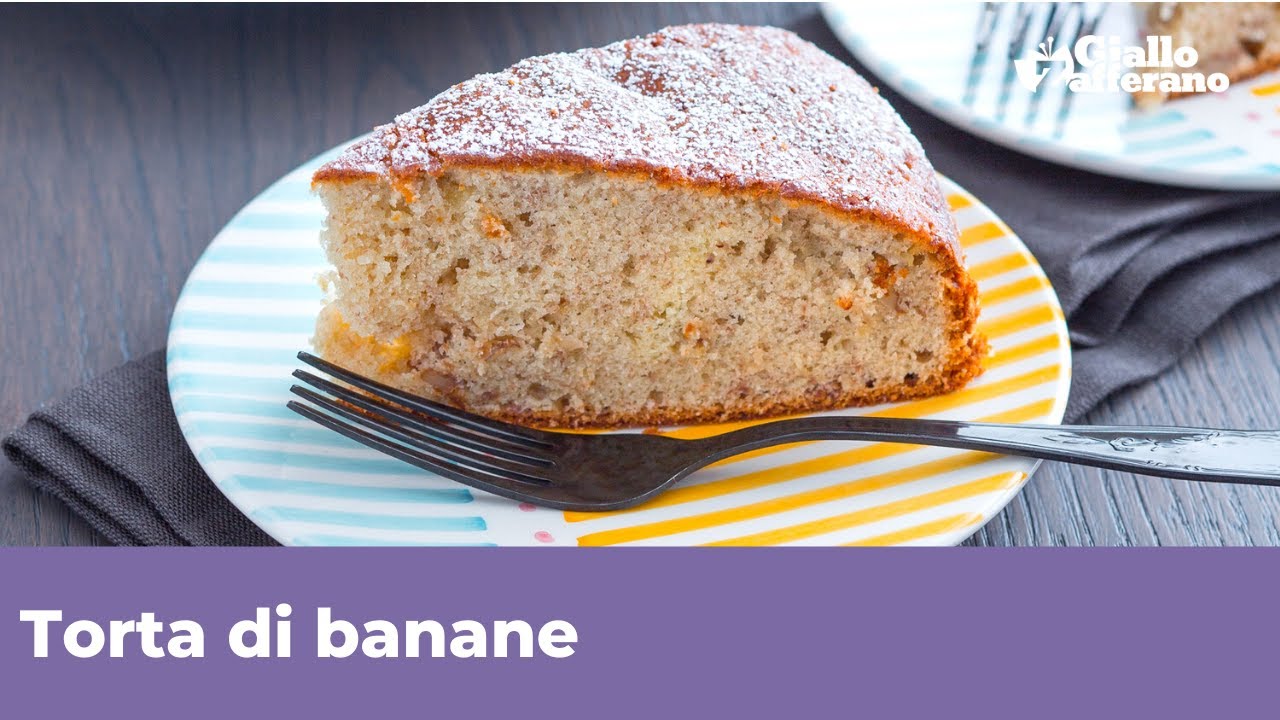 TORTA DI BANANE soffice e senza burro!