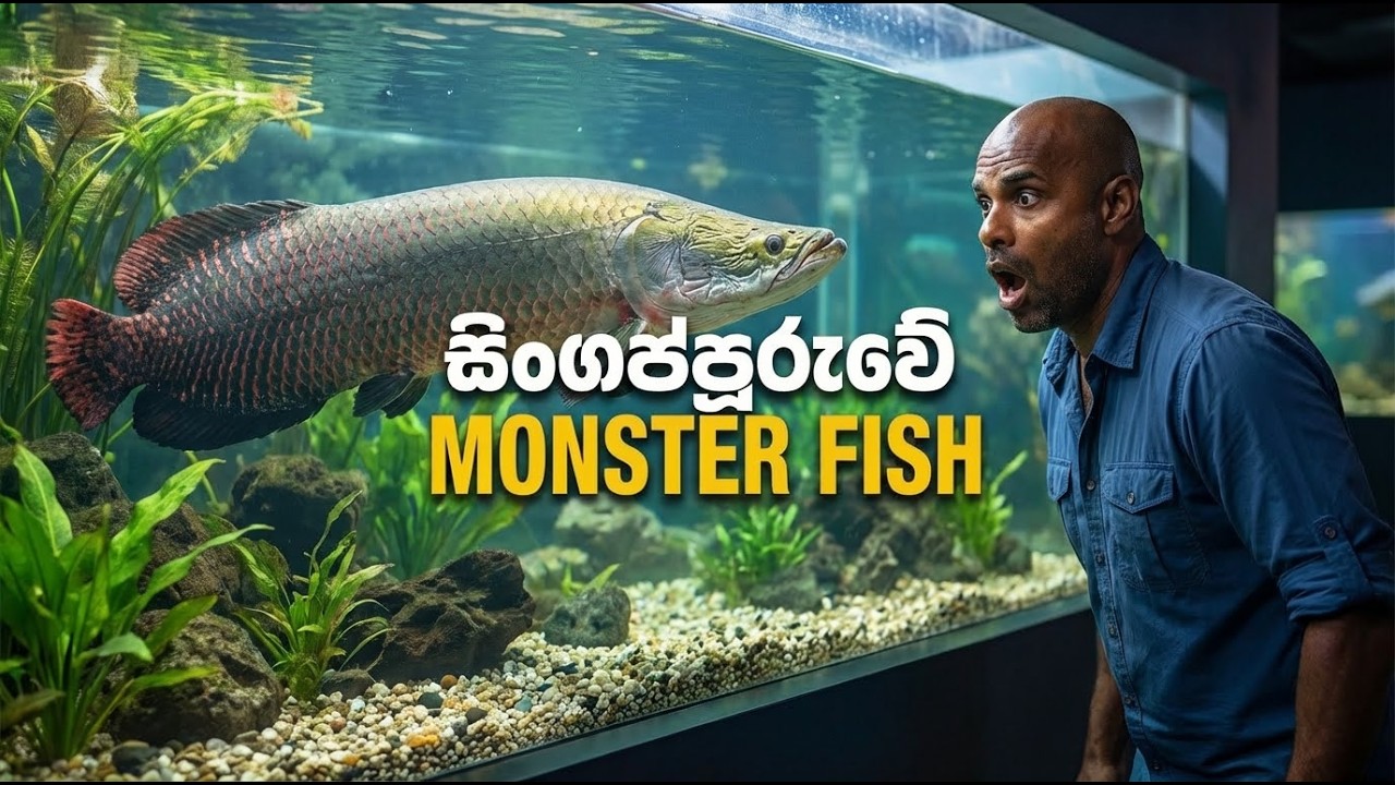 සිංගප්පූරුවේ Monster Fish | Dr. Ru Somaweera | #යංසත්තුබලන්න #rugoeswild