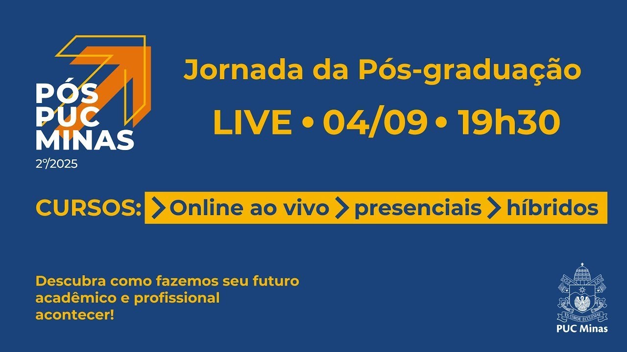 Jornada da Pós-graduação Modalidades Online, Presencial e Híbrido - 2º/2025