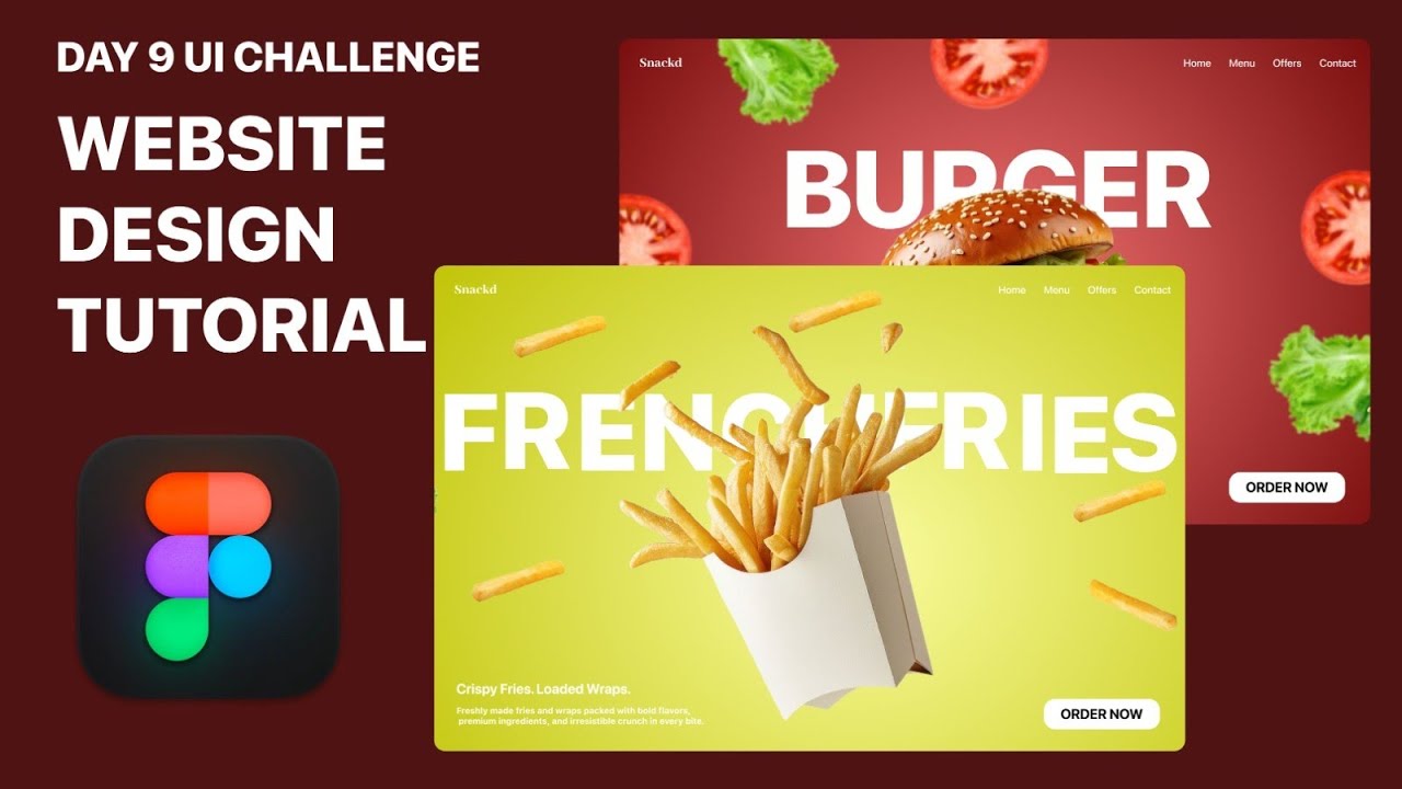 100 DAY UI  Animation Challenge - Day 9 | Website Design in Figma