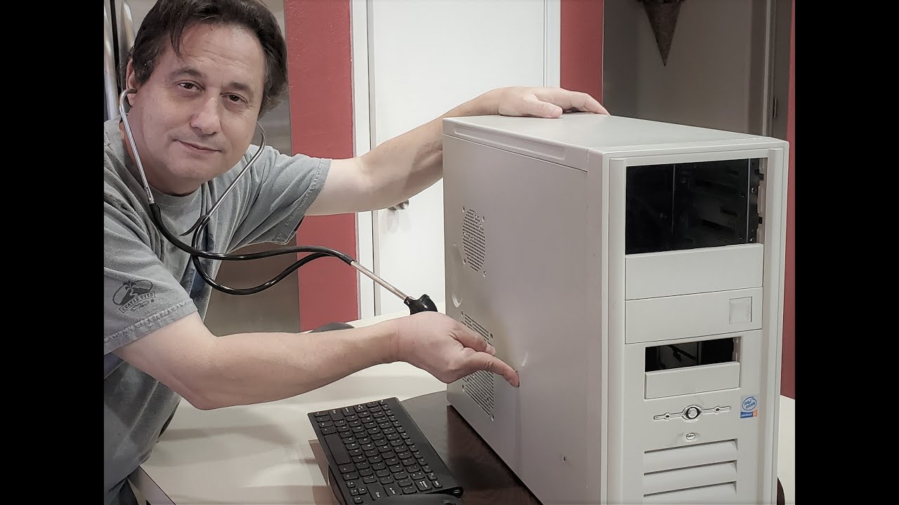 Older computer comes in for a modern upgrade. Save money and the environment!