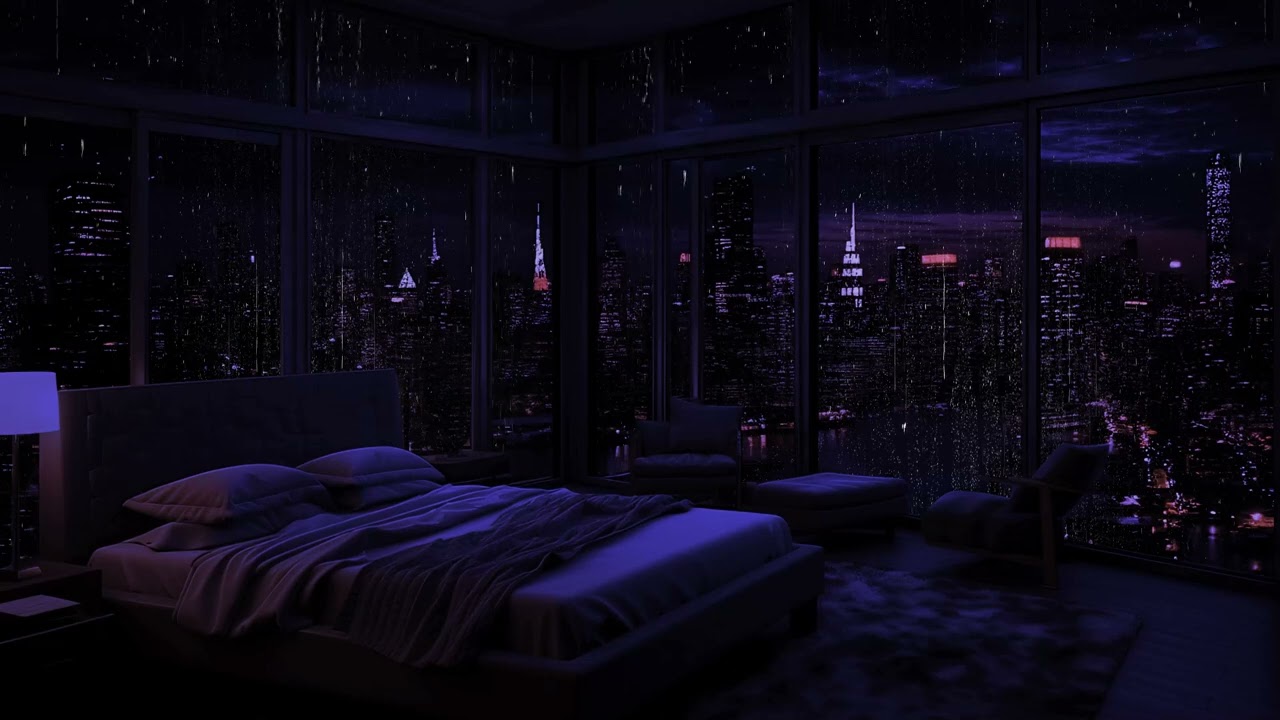 Stadtbild-Regenmelodie – 24 Stunden Stadtregen für einen ruhigen Geist und erholsamen Schlaf 🌧️💤