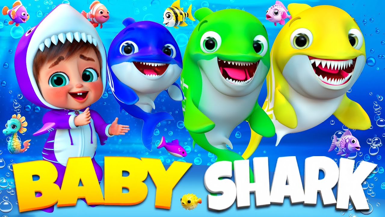 Doo Doo Baby Shark Goes Swimming - Nursery Rhymes & Kids Songs 