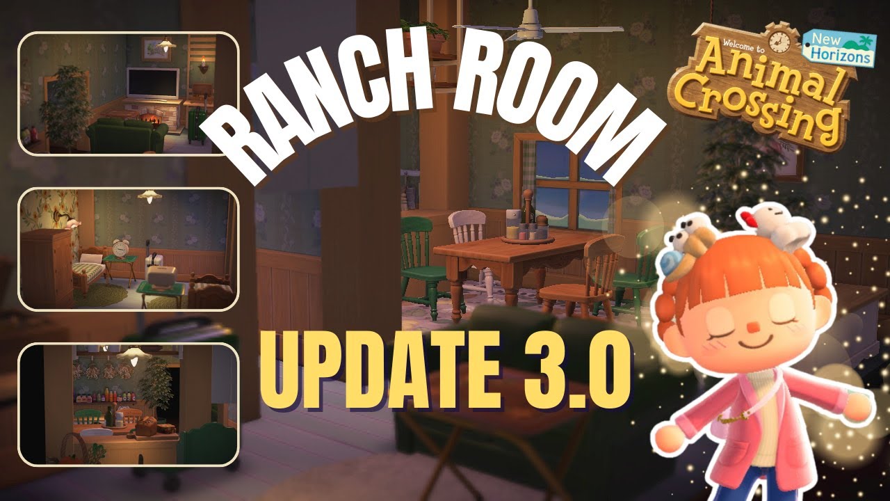 Animal Crossing Update 3.0 | Cozy ranch room design | No Commentary