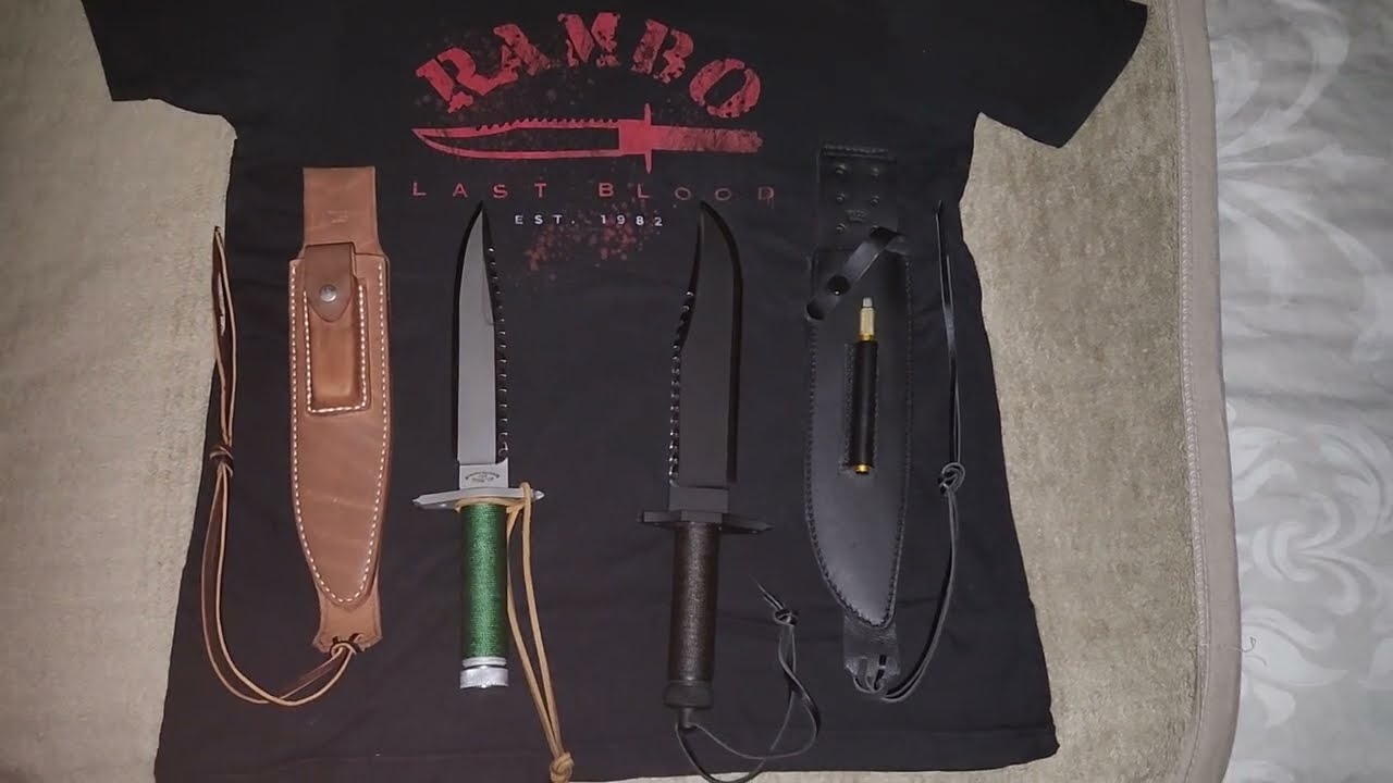 Greg Wall Rambo knives. Donavan Tew and Mark Techer tribute video.