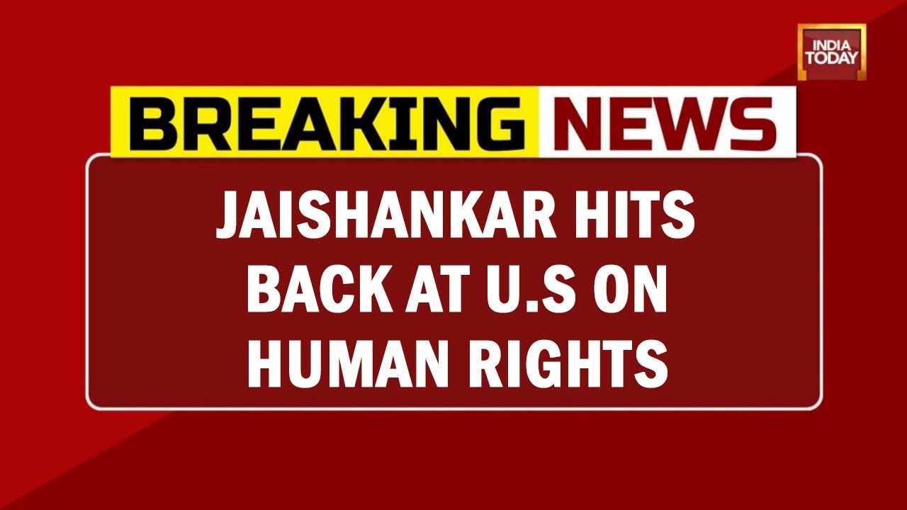 Jaishankar Drops A Bombshell In Washington And Hits Back At U.S On Human Rights | Breaking News