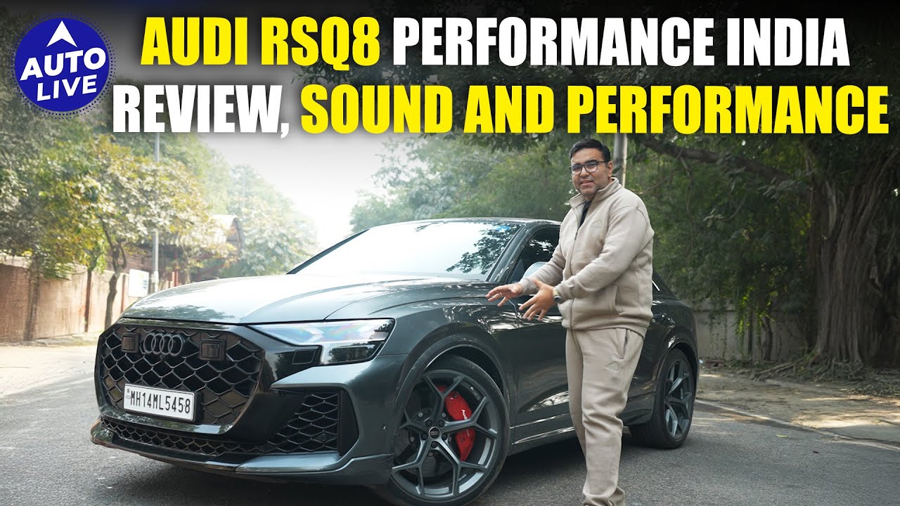 Audi RSQ8 Performance India review, sound and performance | Auto Live
