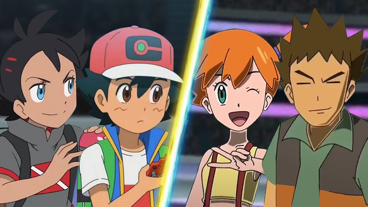 Pokemon Battle: Ash and Goh Vs Misty and Brock