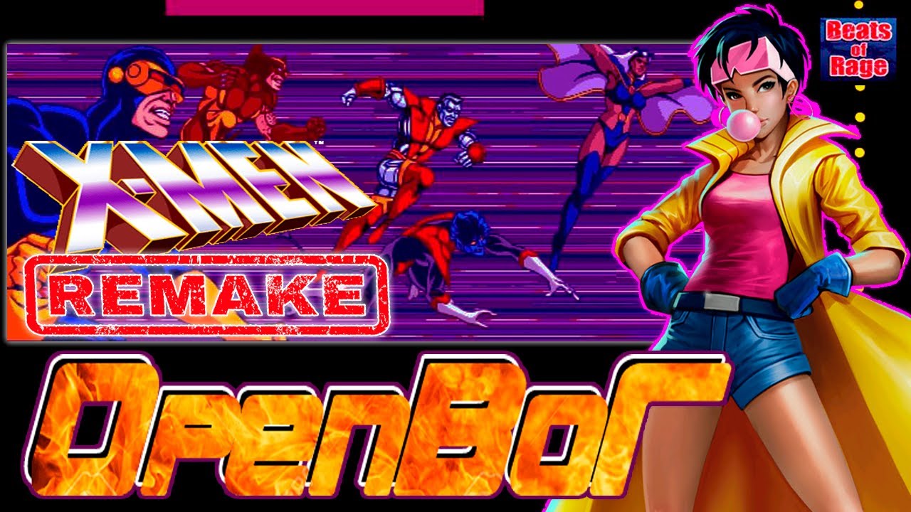 X-Men: The Arcade Game Remake (OpenBor) Longplay
