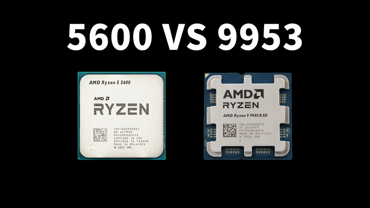 差价近10倍！5600和9950X3D游戏性能差多少?