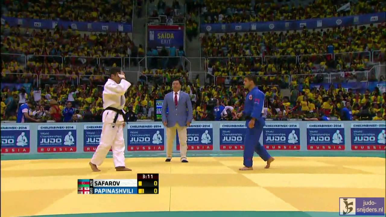 Judo 2013 World Championship Rio de Janeiro: Safarov (AZE) - Papinashvili (GEO) [-60kg] bronze