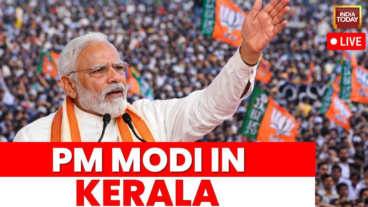 PM Modi In Kerala LIVE Rally | BJP's Kerala Election Campaign | Mega Poll Campaign Begins