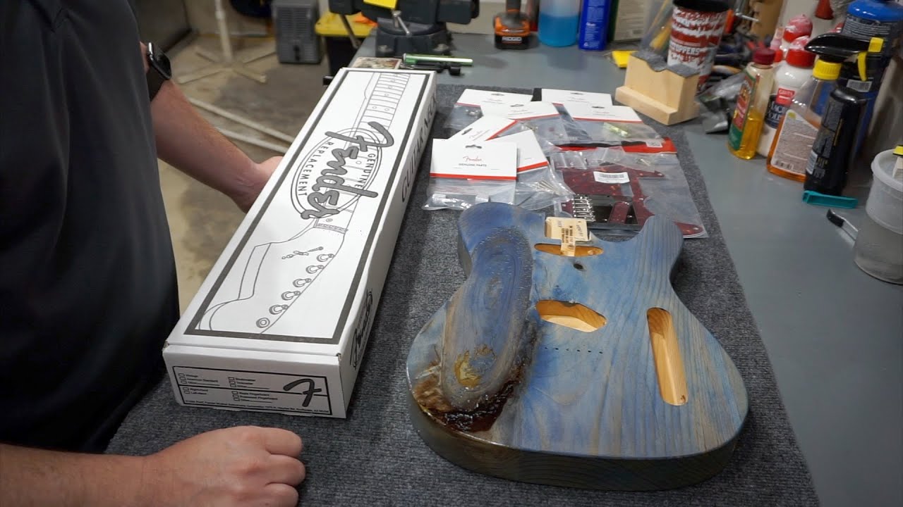 Мой юбилейный проект Telecaster: часть 1 — Обзор деталей и крепление грифа
