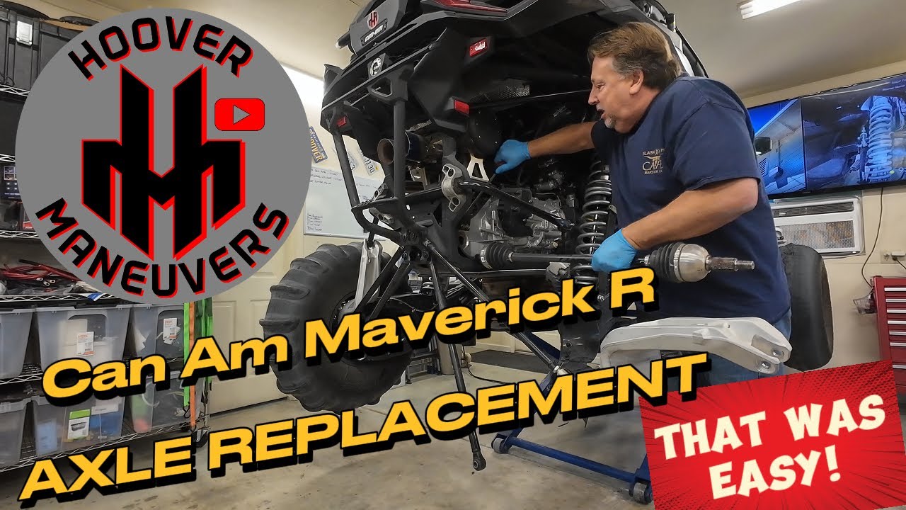 Can Am Mav R Axle Replacement EASIER!