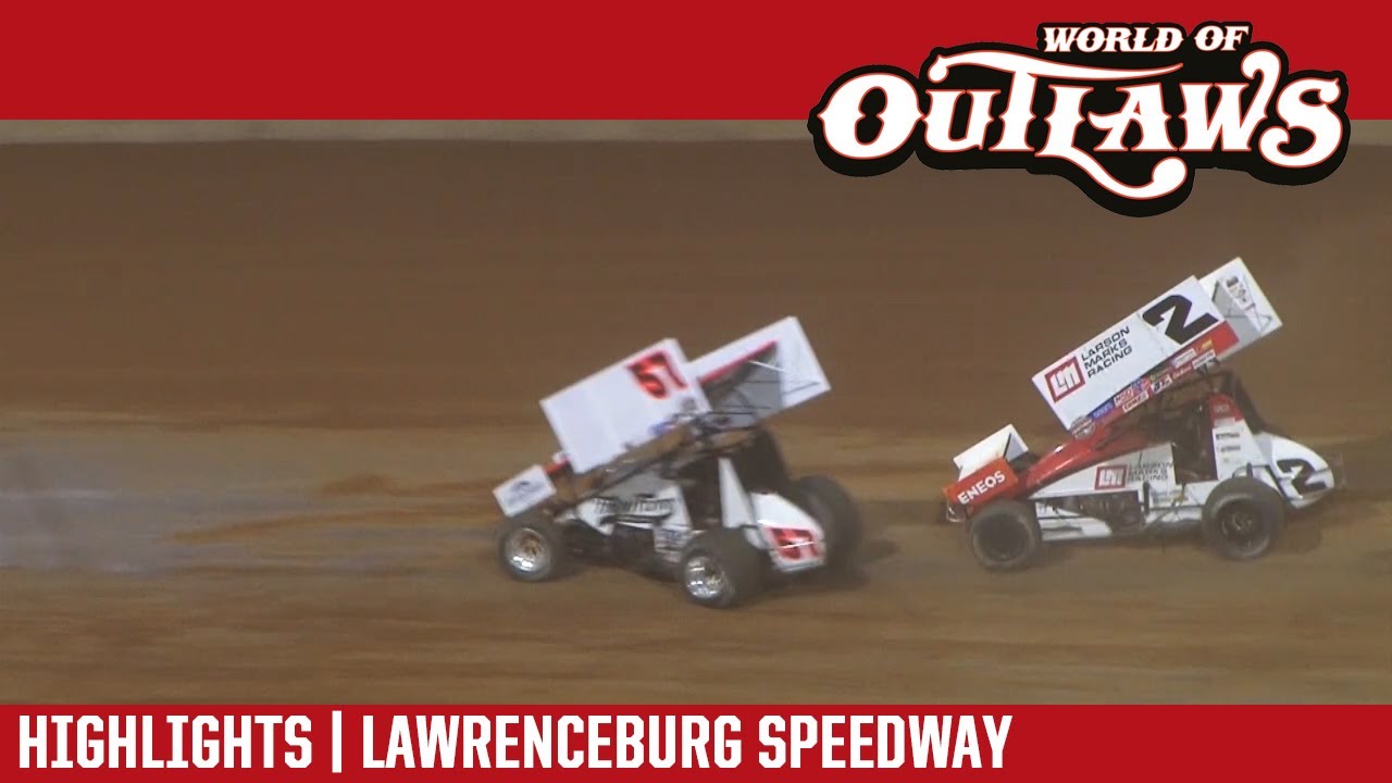 World of Outlaws Craftsman Sprint Cars Lawrenceburg Speedway May 29, 2017 | HIGHLIGHTS