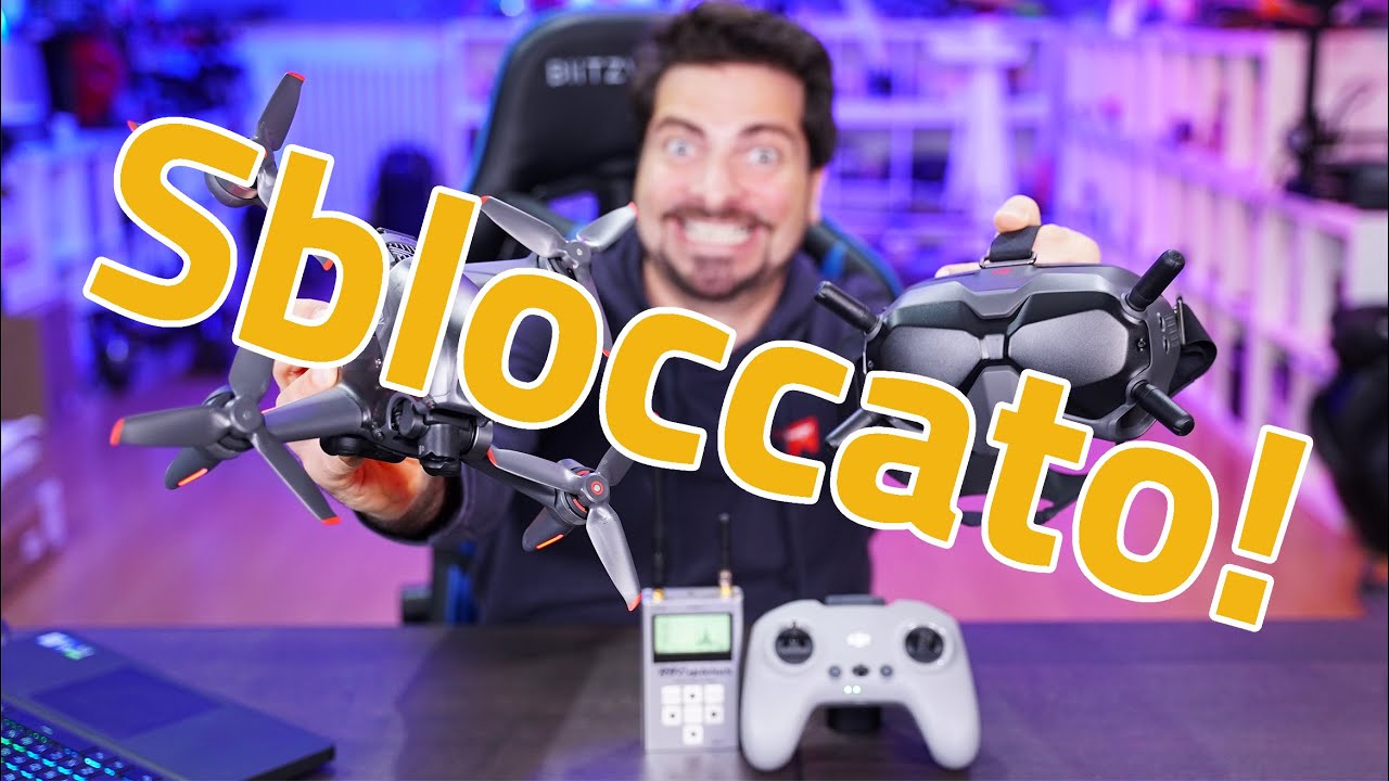 Come Sbloccare Il DRONE DJI FPV in FCC a 1400mW