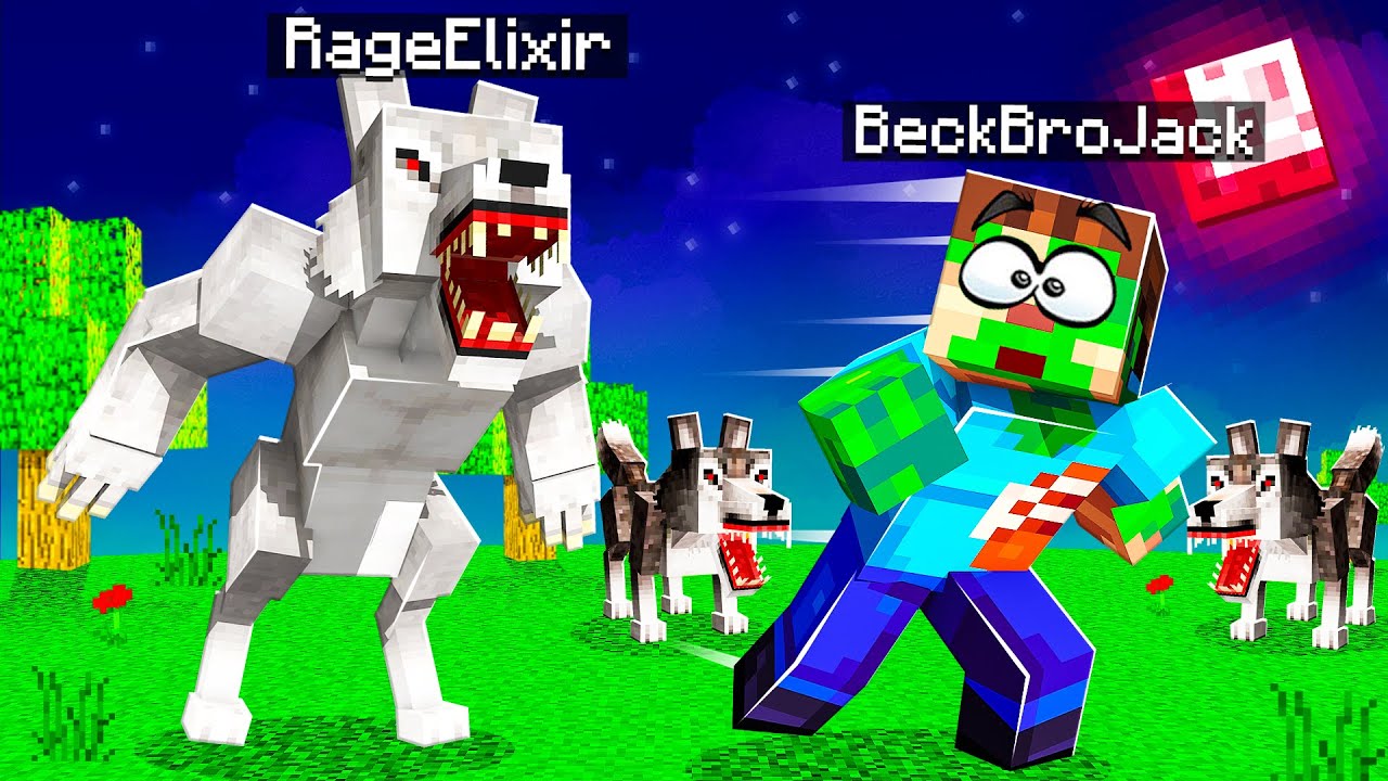 I Turned into a WEREWOLF in Minecraft at 