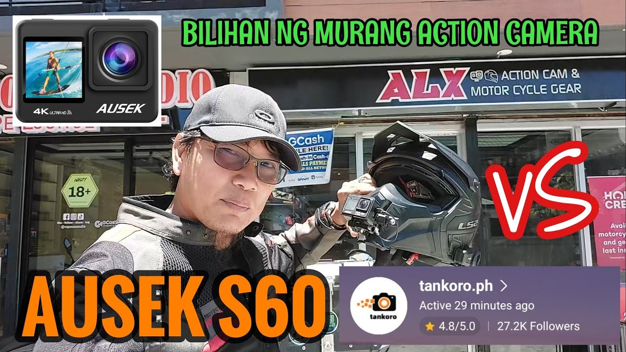 Magandang bilihan ng Ausek S60 action camera ALX versus TANGKORO.PH