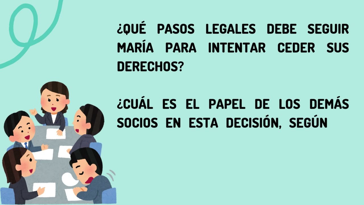 Cesión de derechos en la sociedad en las sociedades de personas