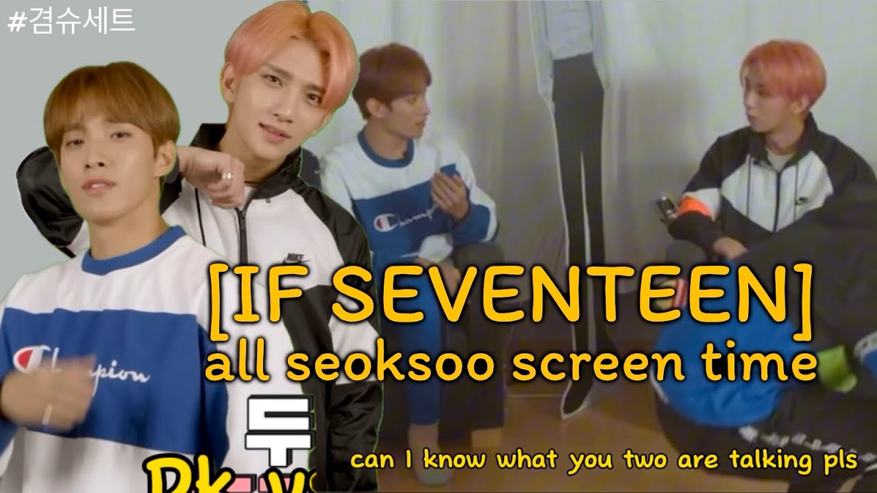 5 minutes of SeokSoo teasing each other [IF SEVENTEEN]