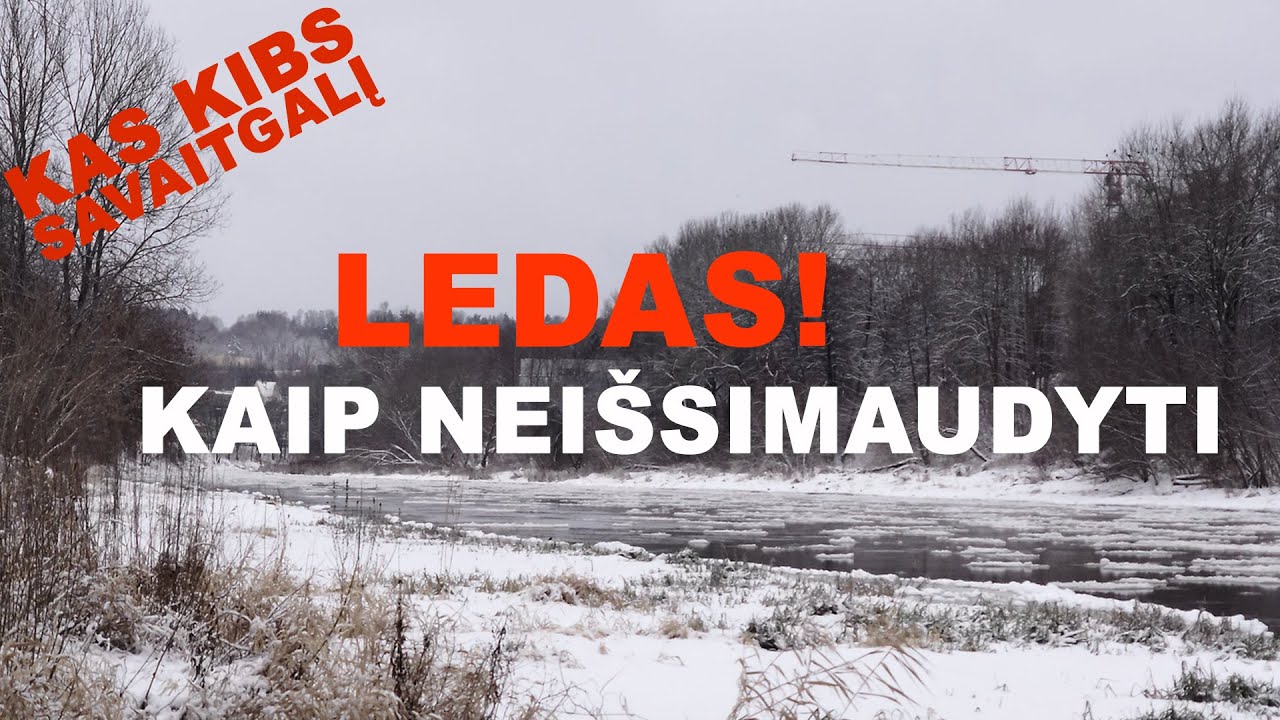 Ledo storis ir regionai, šlakiai knibžda Minijoje. Kas kibs savaitgalį 01 03-05
