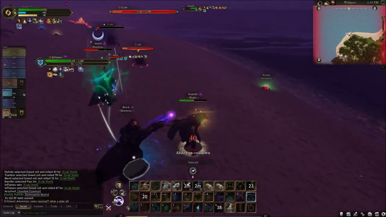 AoC PvP / Blades Contesting PoIs / Summoner PoV