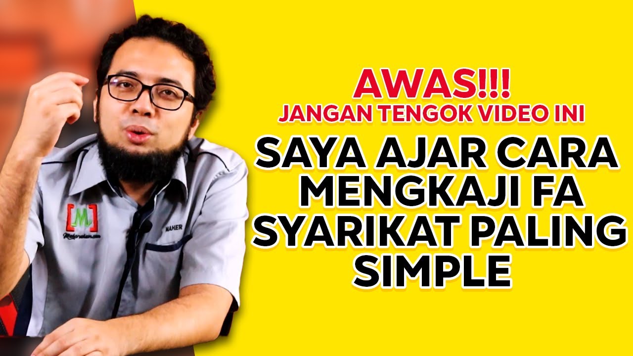 Teknik Kaji FA paling Simple | Saham | Belajar Saham | Bursa Malaysia