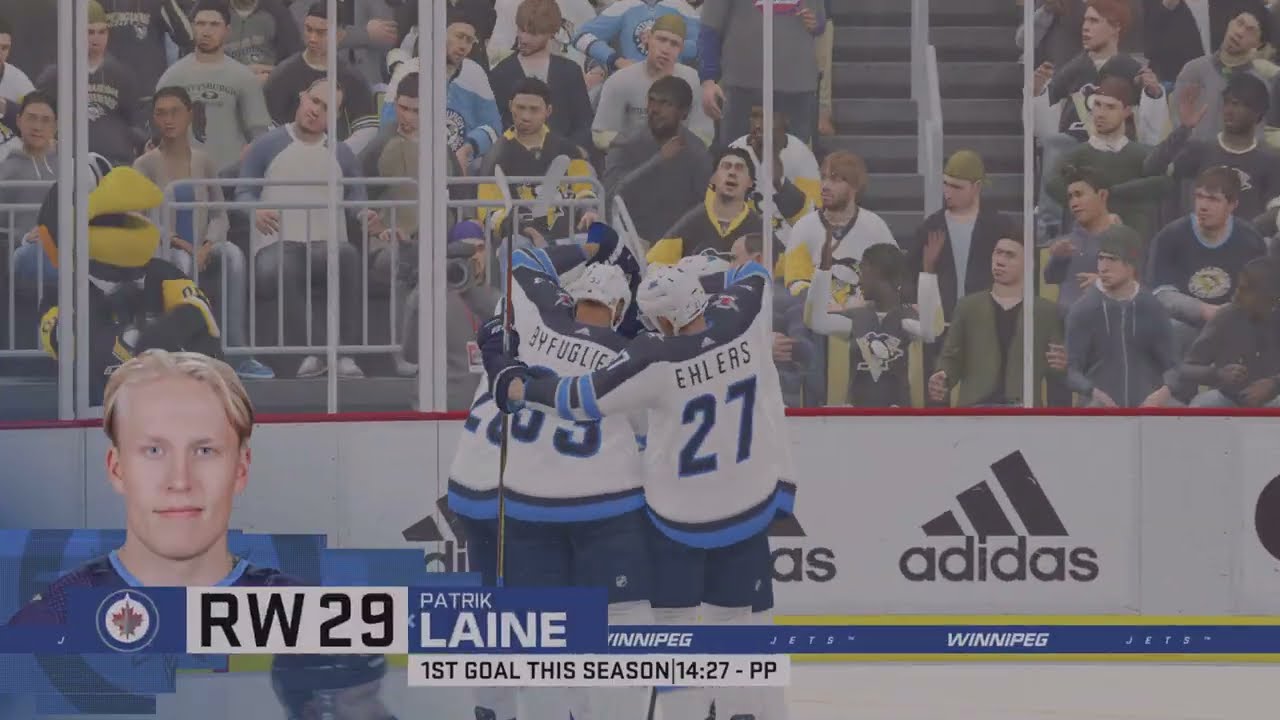 NHL 20 CPU Vs CPU: Winnipeg Jets AT Pittsburgh Penguins