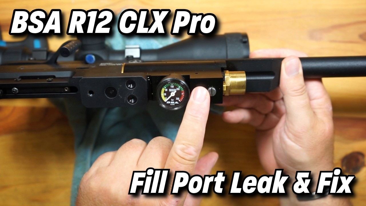 BSA R12 CLX Pro Fill Port Leak & Fix