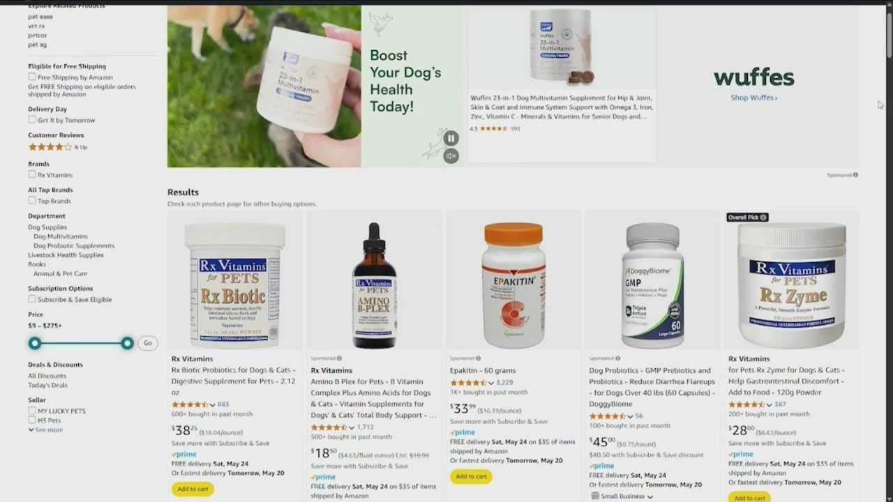 4 Your Money: Amazon now offering pet prescriptions&nbsp;