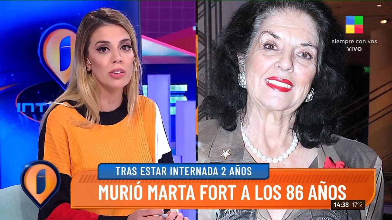 Murió Marta Fort, la madre de Ricardo Fort