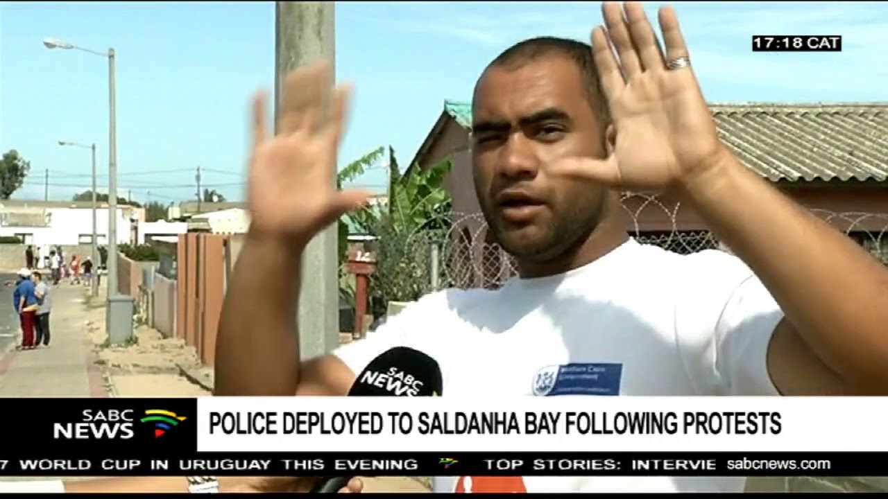 Police deployed to Saldanha Bay following protests