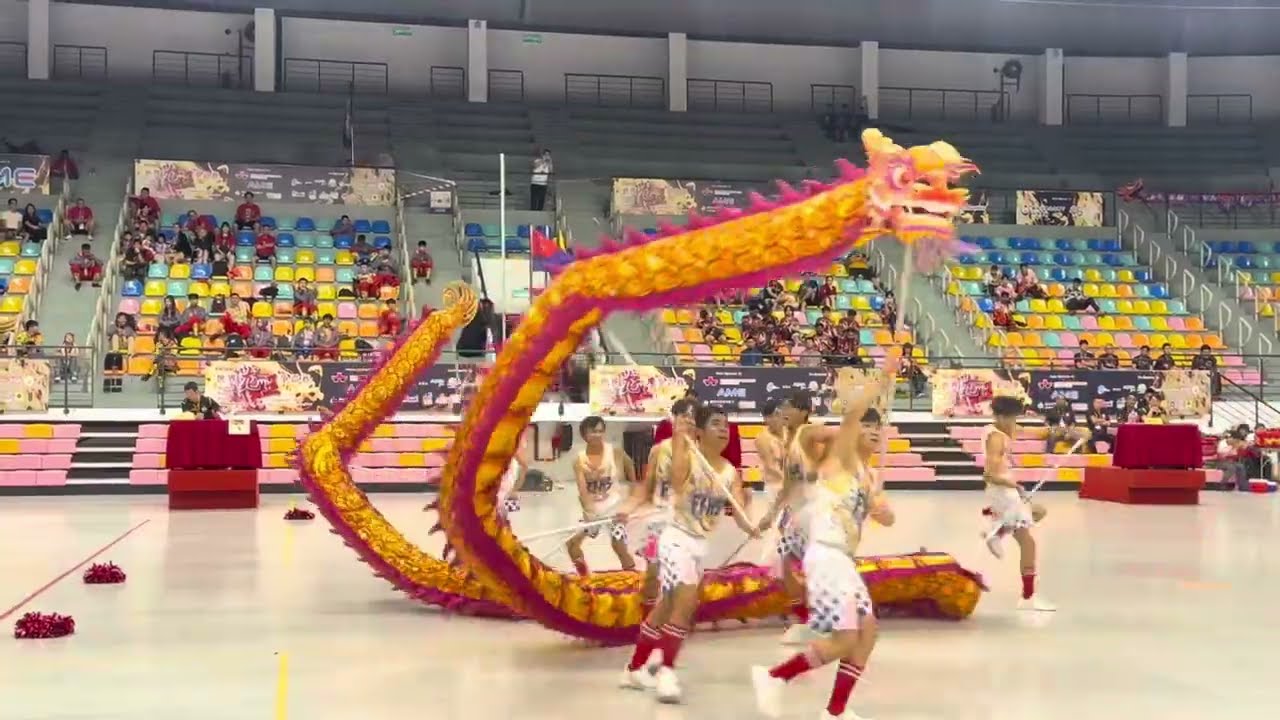 马来西亚新山宽柔中学龙狮队@ 2024世界舞龙争霸赛《竞技龙》@ Larkin Indoor Stadium, Johor Bahru ~ 7/Jan/2024