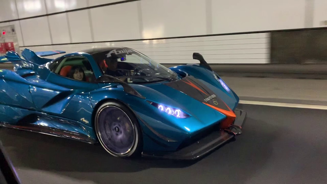 Japanese supercar madness | Team Anija  | Pagani Zonda, 2x Ferrari F50, Lamborghini tunnelrun