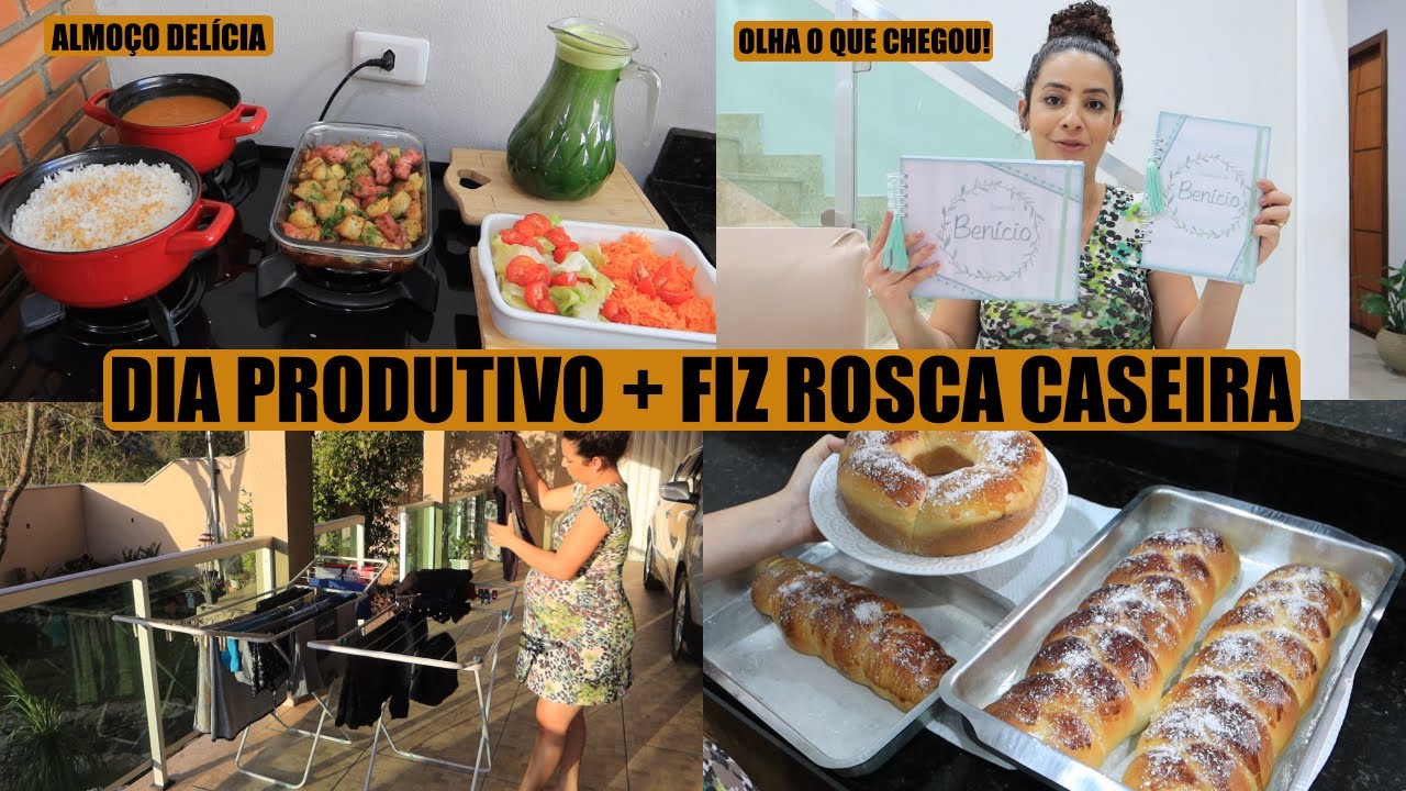 DEIXANDO TUDO ADIANTADO, ALMOÇO FRESQUINHO, ALHO PRONTO, FIZ PÃO CASEIRO, CHEGOU PARA O BEBÊ