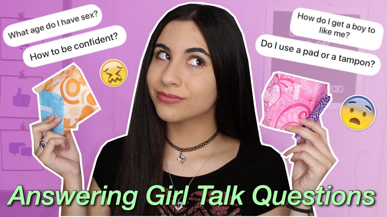 Answering Questions You're Too Afraid to Ask Your Mom (GIRL TALK) | Just Sharon