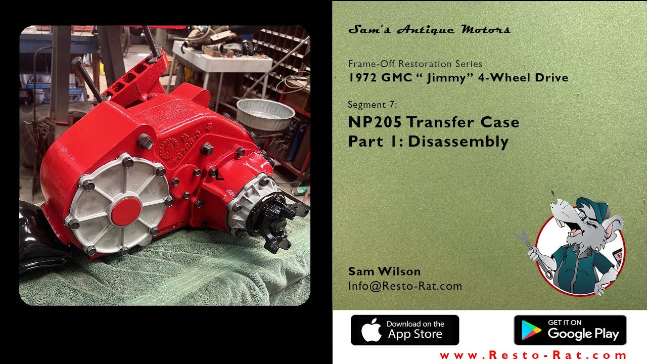 NP205 Transfer Case Disassembly | Segment 07: Part 1 – 1972 GMC “Jimmy”