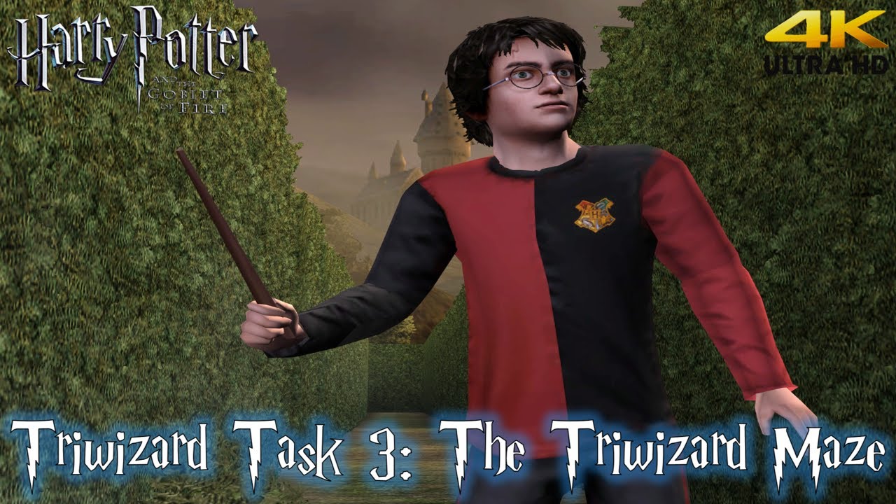 Harry Potter and the Goblet of Fire 'Triwizard Task 3: The Triwizard Maze' Walkthrough (4K)