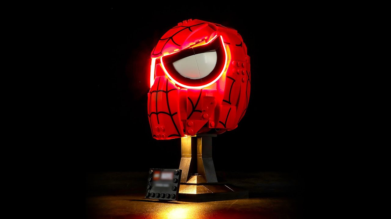 BriksMax Light Kit For Lego Spider-Man's Mask 76285