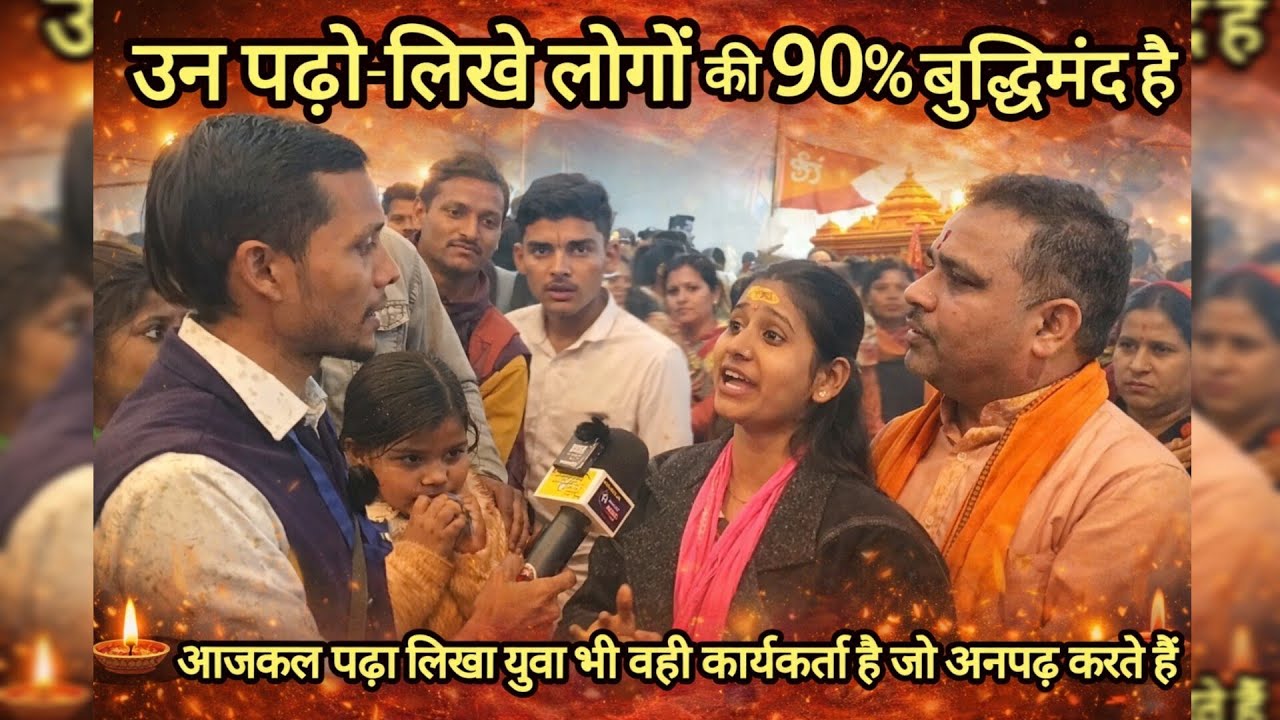 कथापंडाल में लड़की ने दिया कमाल का जवाब, इंद्रेशउपाध्याय जी की कथा में सब रह गए हैरान | कटनी मंगलनगर