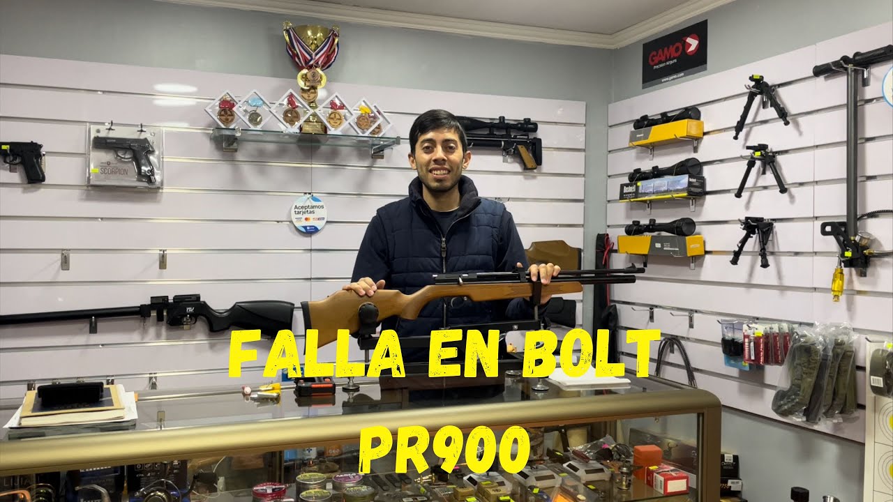 Falla en bolt pr900