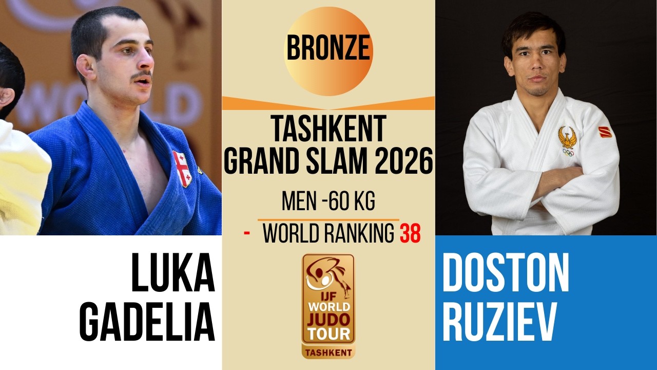 Luka GADELIA VS Doston RUZIEV| Tashkent Grand Slam 2025 | BRONZE -60 kg